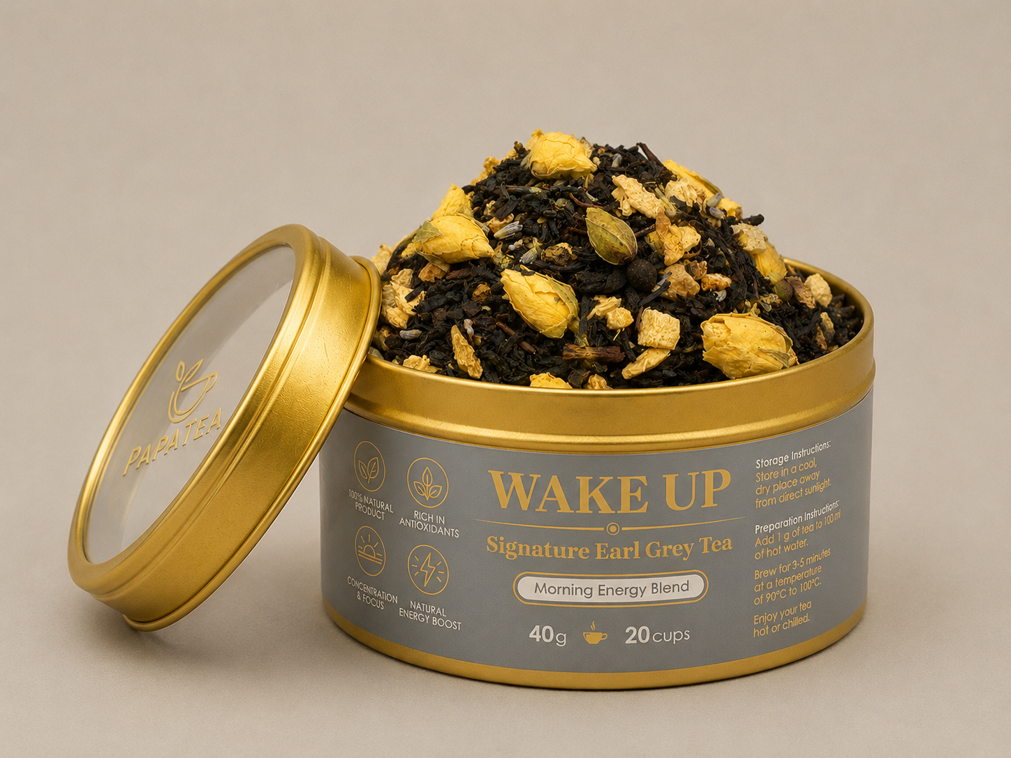 Wake Up – Signature Earl Grey Black Tea
