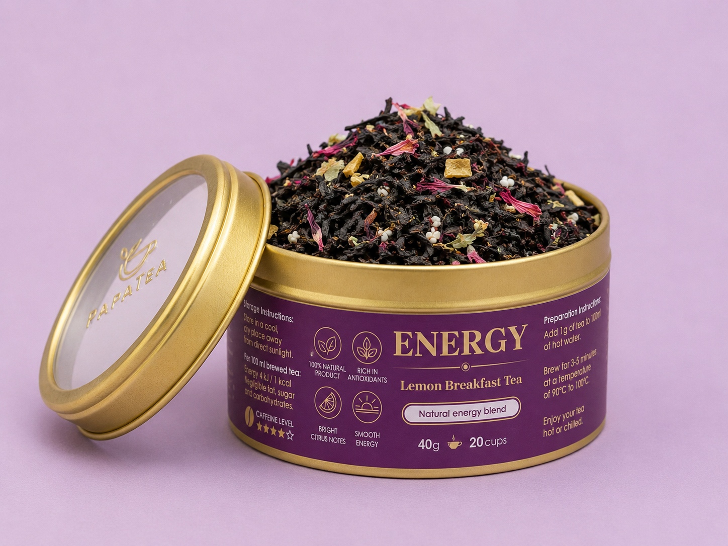Energy – Lemon Breakfast Black Tea
